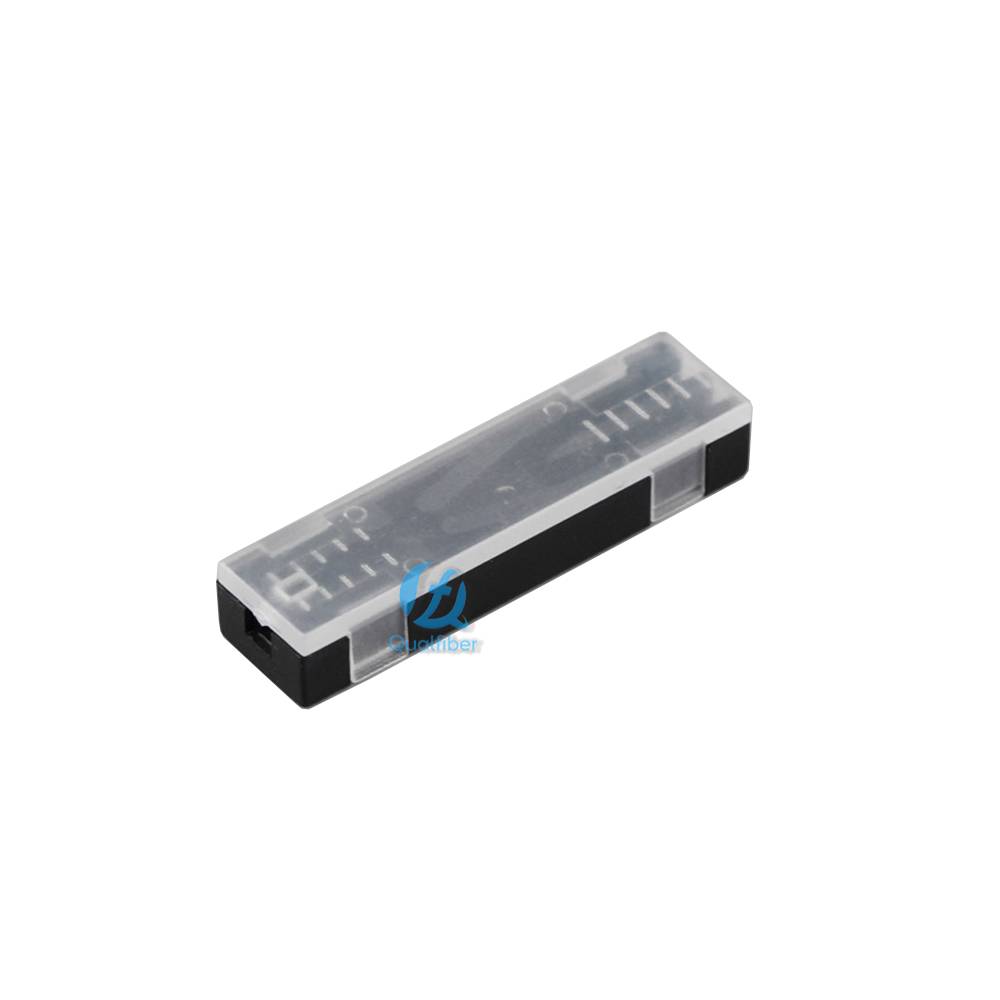 1 Inlets 2 Outlets Optic Fiber Protector Transparent for Butterfly Drop Cable