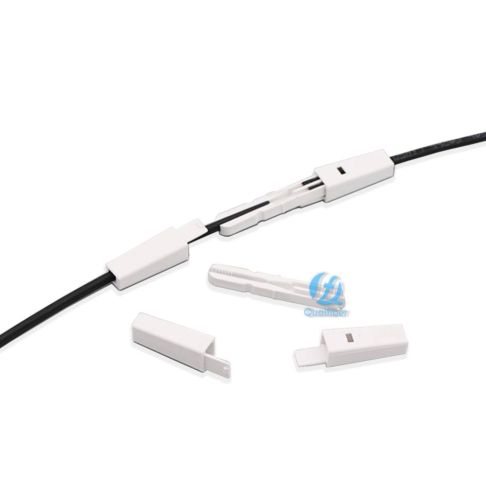 1 Inlet 2 Outlet Optic Fiber Protector for Drop Cable