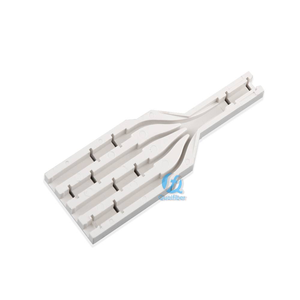 1 Inlet 4 Outlet Optic Fiber Protector Transparent for Drop Cable