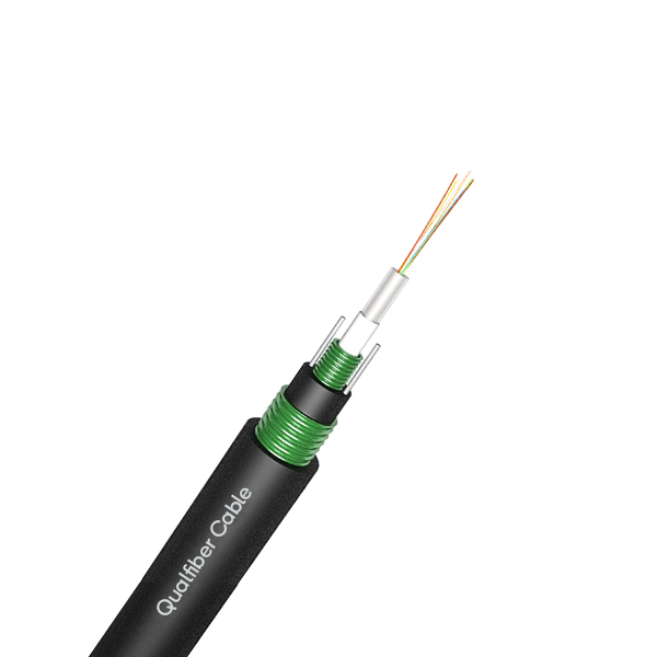Double Steel Tape Armored Uni-tube Outdoor Fiber Optic Cable GYXTW53