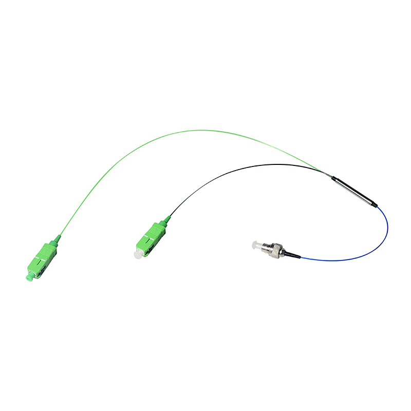 3 ports fiber optic FTB coupler steel tube optical fiber FWDM splitter 1*2 coupler for FTTH