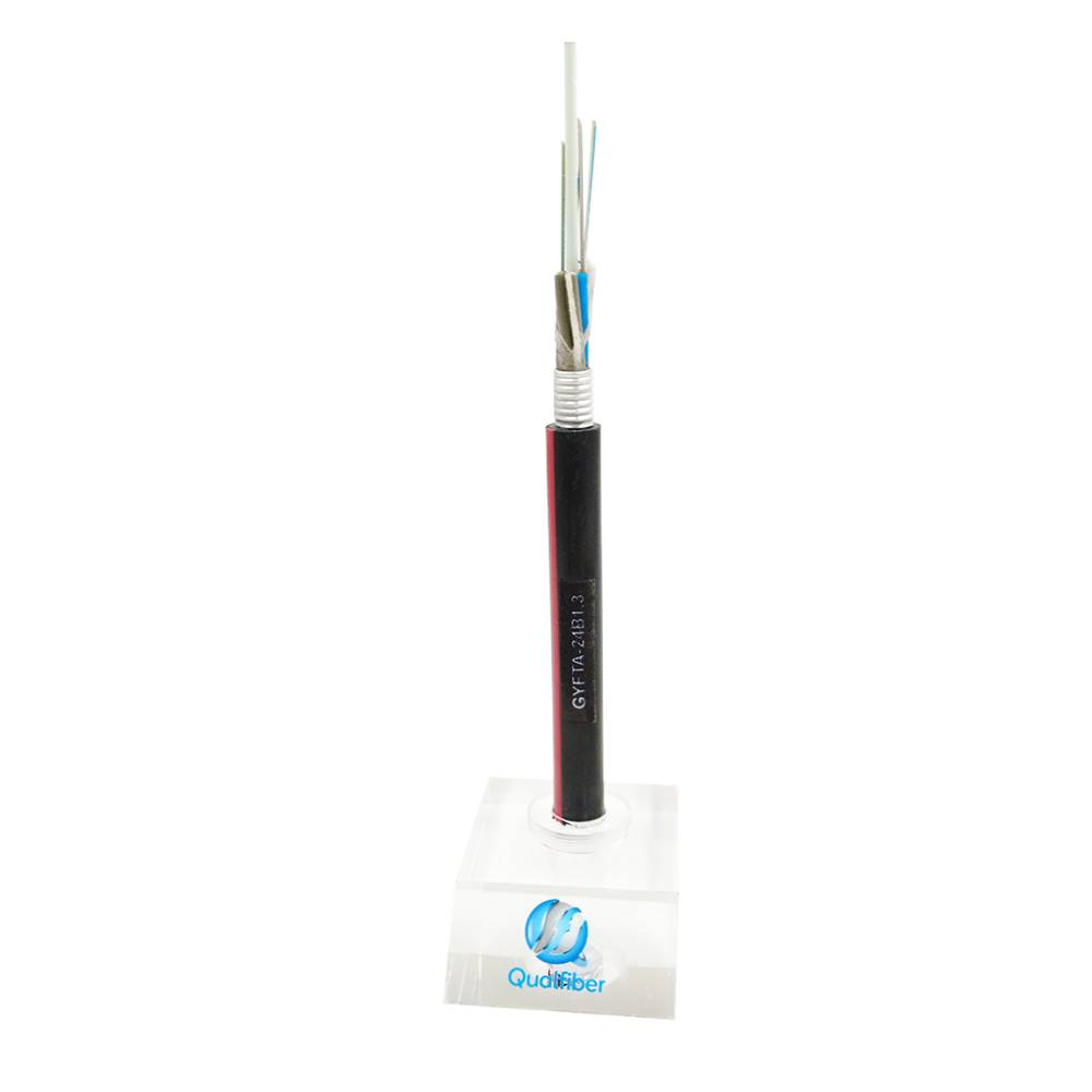 24-288F SM G652D Direct Burial Outdoor Fiber Optic Cable GYFTA