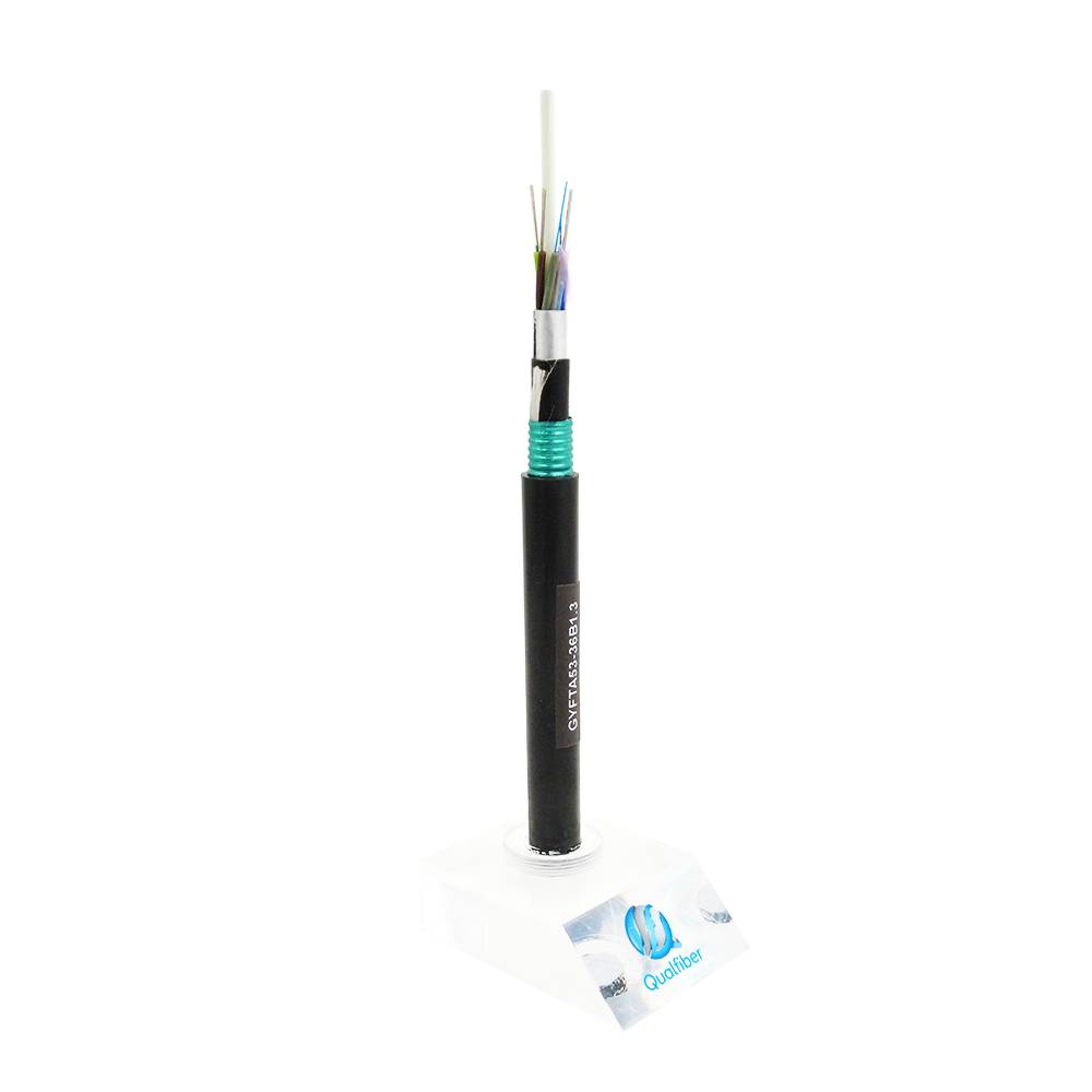 Anti-rodent Armored Outdoor Fiber Optic Cable GYFTA53