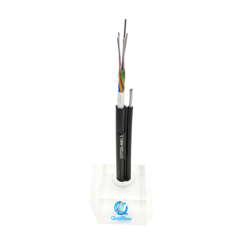 Outdoor Aerial Self Supporting Figure 8 Fiber Optic Cable GYTC8A