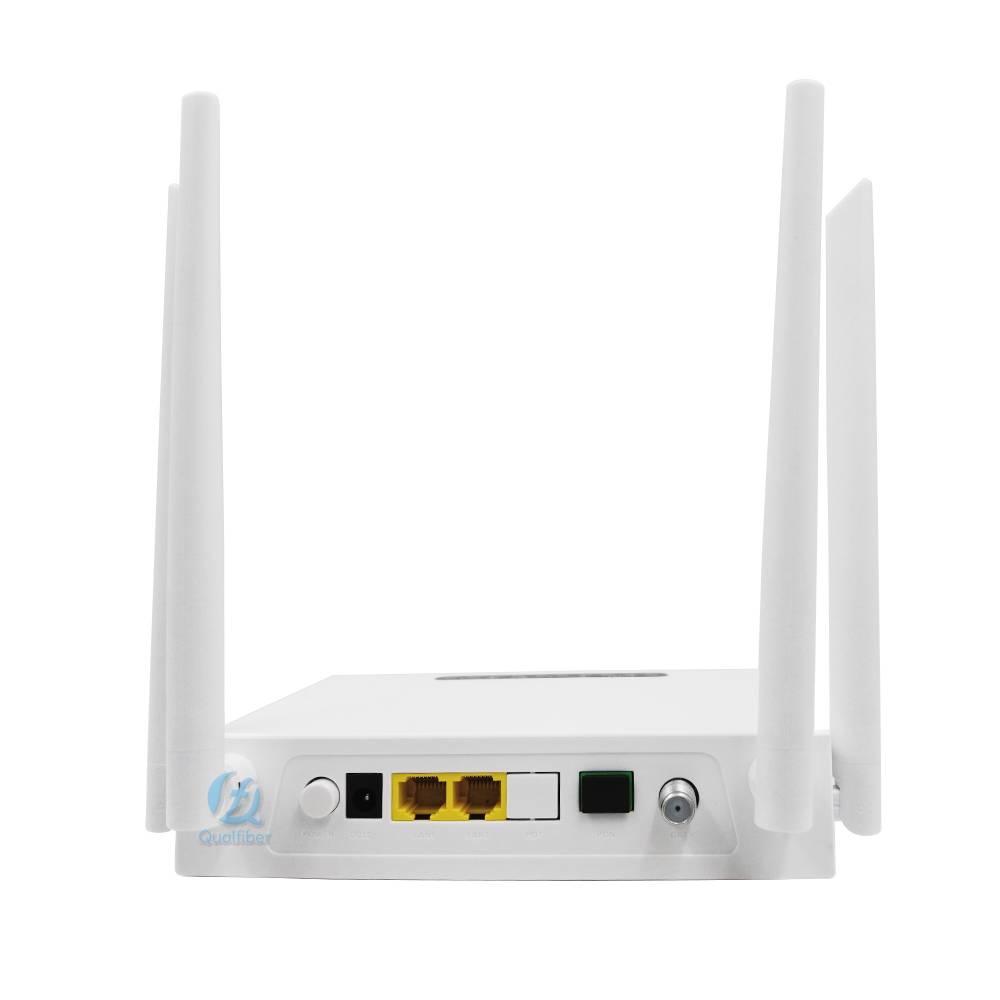 xPON ONT 2GE LAN 1200AC WiFi with CATV QF CXAC200WC