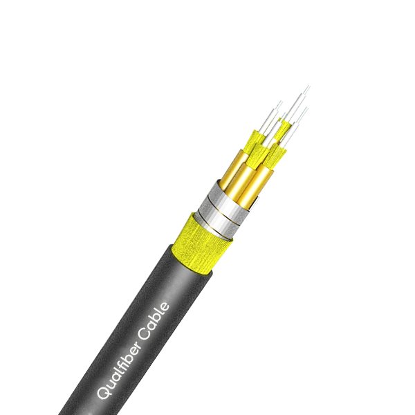 4 core sub-unit Spiral Steel tube Fiber optic cable