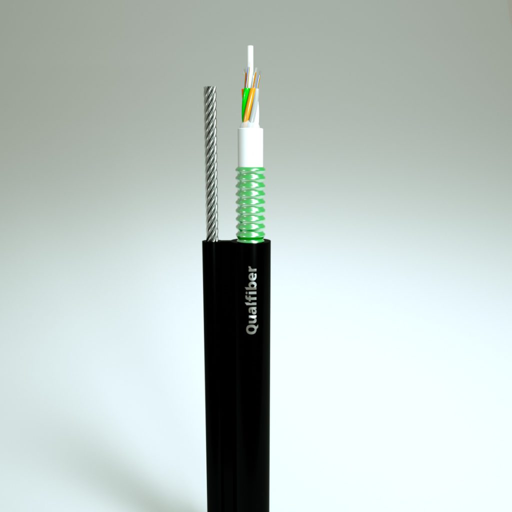 Steel Wire Stranded Figure 8 Aerial Fiber Optic Cable